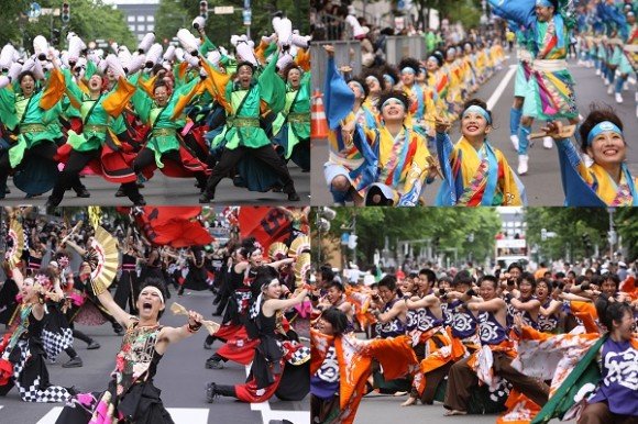 よさこいソーラン祭り2019の観覧穴場スポットや交通規制は?