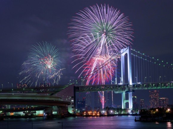 東京湾花火大会2017(中止)穴場スポットと場所取りや最寄りの駅は?