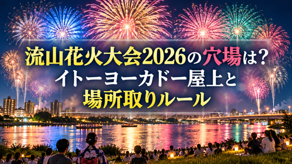 流山花火大会2026の穴場