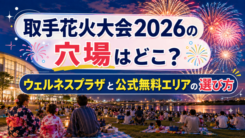 取手花火大会2026の穴場