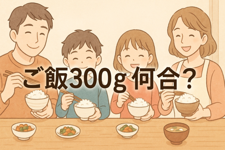 ご飯300gは何合