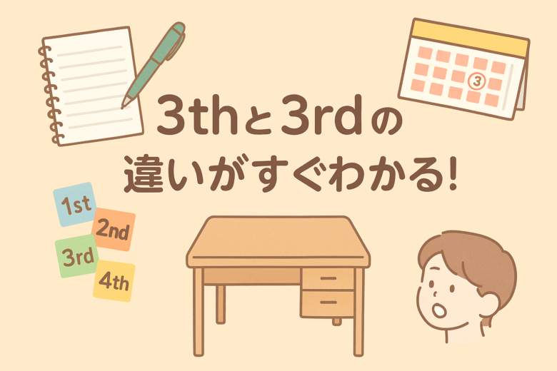 3thと3rdの違い