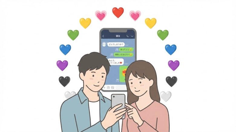 ハート絵文字の色別の意味