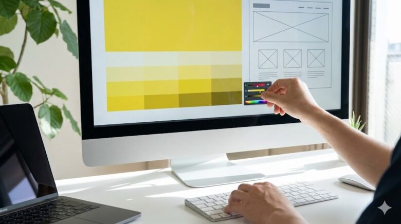 RGBの黄色を自然に見せるコツ